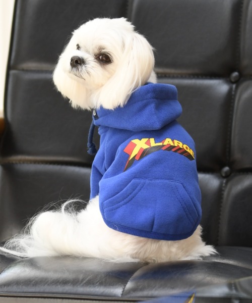 ブランド雑貨総合 ペット Xlarge エクストララージ 3dロゴフーディー 犬服 ドッグウェア