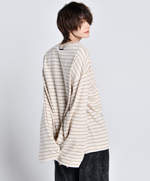tシャツ 「23AW」extra quality wide sleeve long-T / エクストラクオリティワイドスリーブロンT メンズ レディー | ADRER | 33
