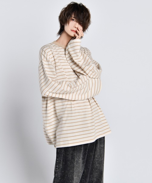 tシャツ 「23AW」extra quality wide sleeve long-T / エクストラクオリティワイドスリーブロンT メンズ レディー | ADRER | 32