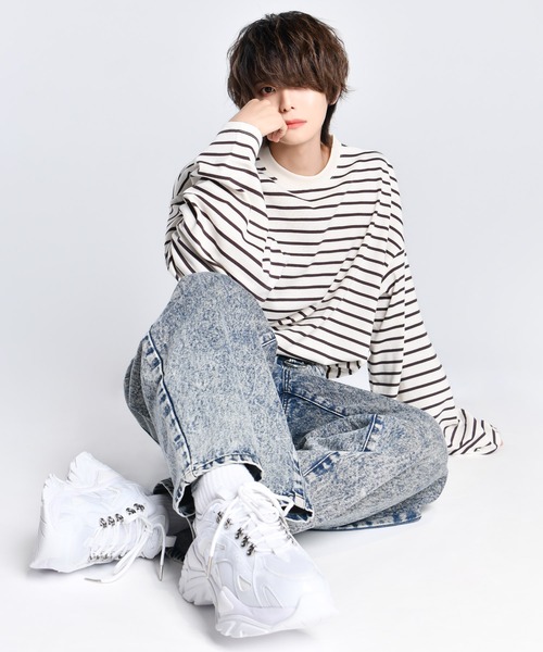 tシャツ 「23AW」extra quality wide sleeve long-T / エクストラクオリティワイドスリーブロンT メンズ レディー | ADRER | 25