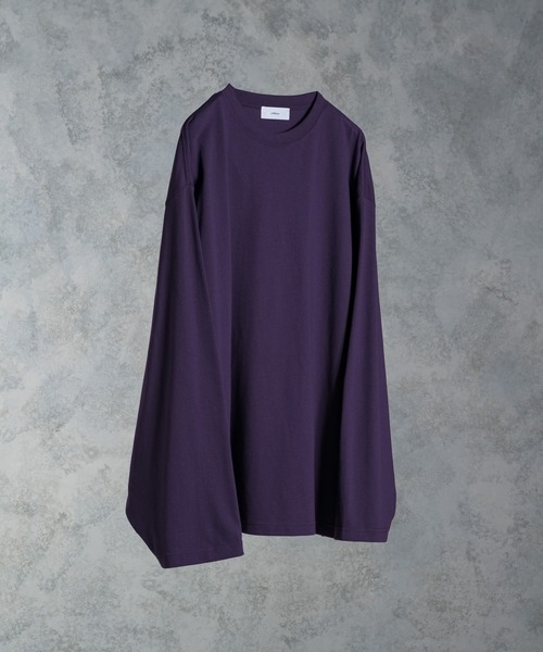 tシャツ 「23AW」extra quality wide sleeve long-T / エクストラクオリティワイドスリーブロンT メンズ レディー | ADRER | 37