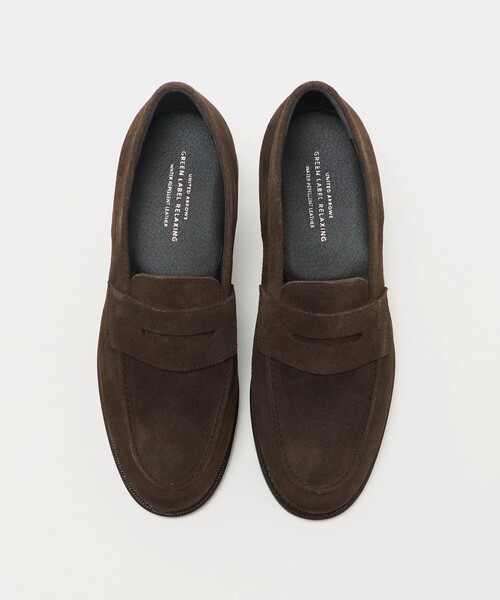 green label relaxing ハッスイ スエードフレンチローファー green label relaxing（グリーンレーベルリラクシング） ローファー