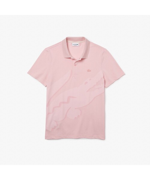 ラコステ　ポロシャツ LACOSTE（ラコステ） ポロシャツ オーバーサイズプリントポロシャツ
