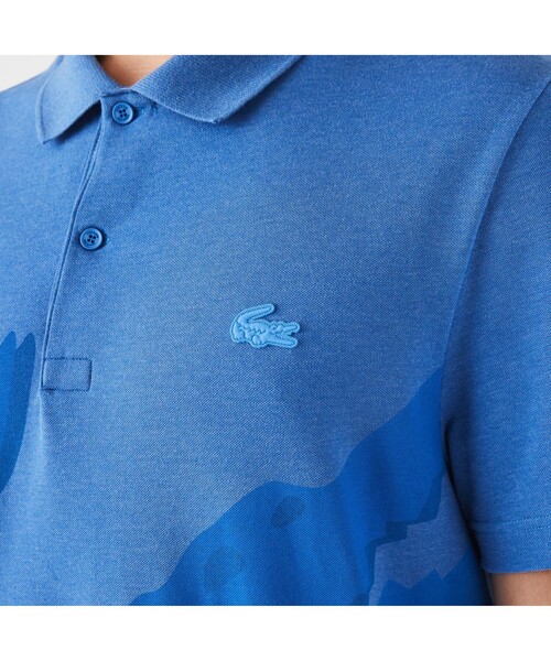 LACOSTE（ラコステ） ポロシャツ 半袖 オーバーサイズプリント