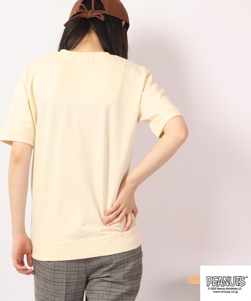PEANUTS tシャツ スヌーピー 半袖 スウェット Tシャツ