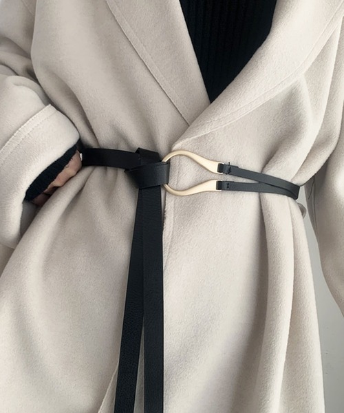 florist（フローリスト） ベルト 無段階調整Uバックル細めタイベルト