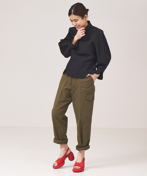 COZUE ANZAI×Rouge vif コラボブラウス Rouge vif ブラウス シャツ COZUE ANZAI×Rouge コラボブラウス