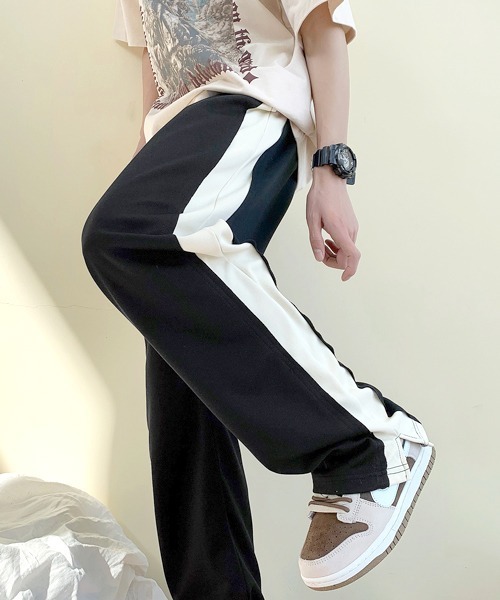 スウェットパンツ ジャージ 「FVLMEN」line sweat Pants/ライン