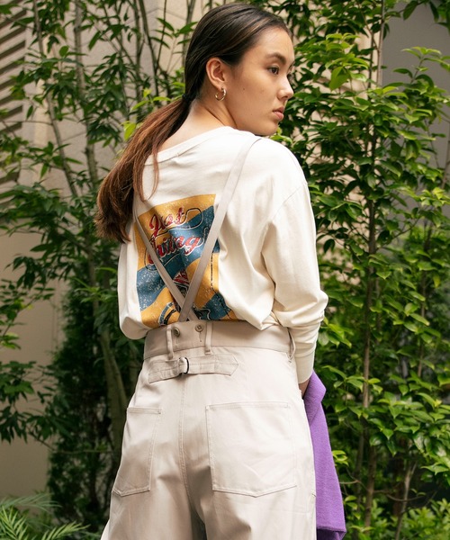 tシャツ コットンレーヨンロングスリーブTシャツ(Chill) レディース Johnbull tシャツ コットンレーヨンロングスリーブTシャツ(Chill