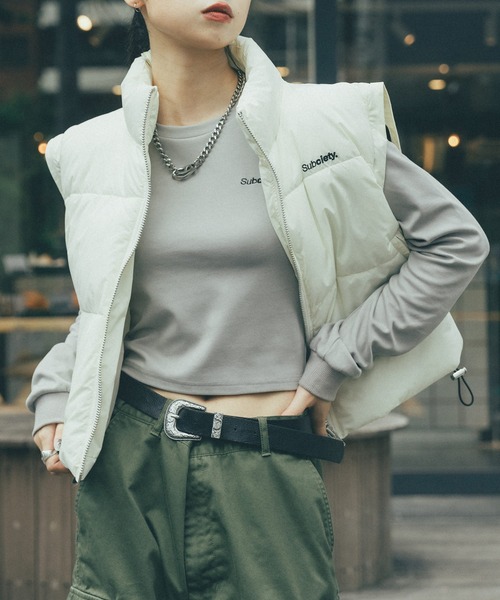 Subciety（サブサエティ） ダウンコート ダウンジャケット CROPPED