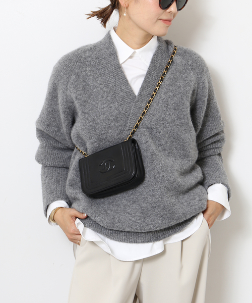 Deuxieme Classe ニット 「ROHE/ロヘ」 Vネックニット MNS