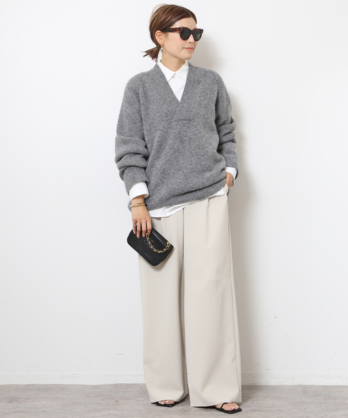 Deuxieme Classe ニット 「ROHE/ロヘ」 Vネックニット MNS