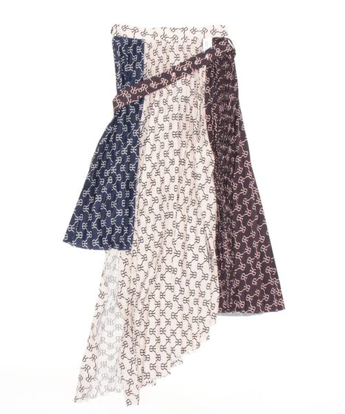 スカート rokh EYLETS BELT DETAILED PLEATED SKIRT R2CA172の画像