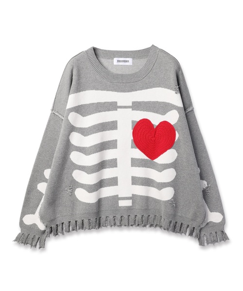 新品未使用品 DISCOVERED COTTON BONE KNIT DISCOVERED（ディスカバード） セーター ニット COTTON BONE KNIT