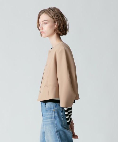 allureville（アルアバイル） ジャケット ノーカラージャケット ダブル