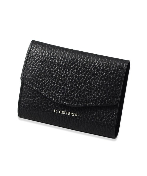 IL CRITERIO レザー 二つ折り財布 黒　MagSafe対応 IL CRITERIO レザー 二つ折り財布 黒MagSafe対応