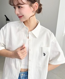 U.S. POLO ASSN.（ユーエスポロアッスン） ブラウス シャツ 夏 半袖