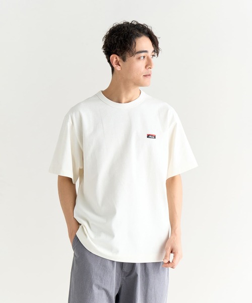 【新品未使用】ロゴTシャツ ホワイト Amazon.co.jp: (アーペーセー)A.P.C.メンズ フェルト反転ロゴ T