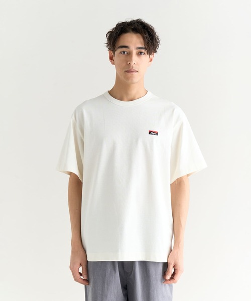 Hima即購入可 NANGA tシャツ ECO HYBRID BOX LOGO EMBROIDERY TEE / エコ