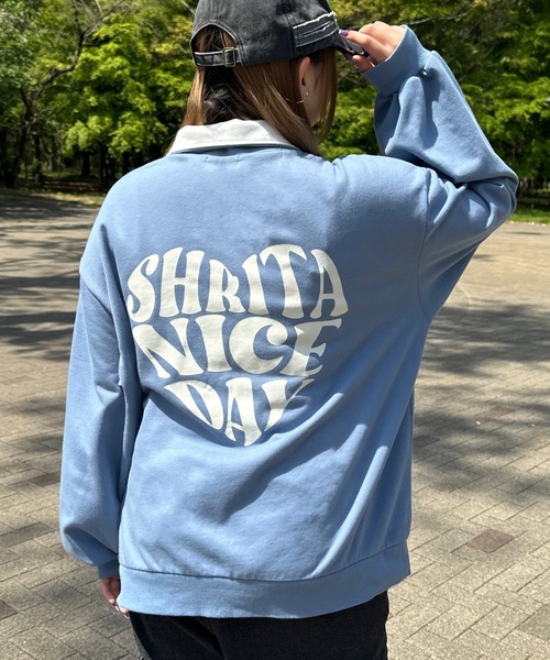 shuryハーフジップ