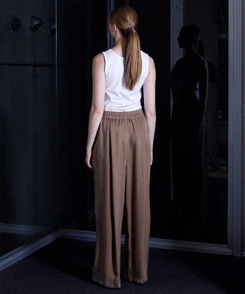 VOAAOV ワイドチノパン VOAAOV パンツ 「VOAAOV」Cupro Twill Relax Wide Pants メンズ