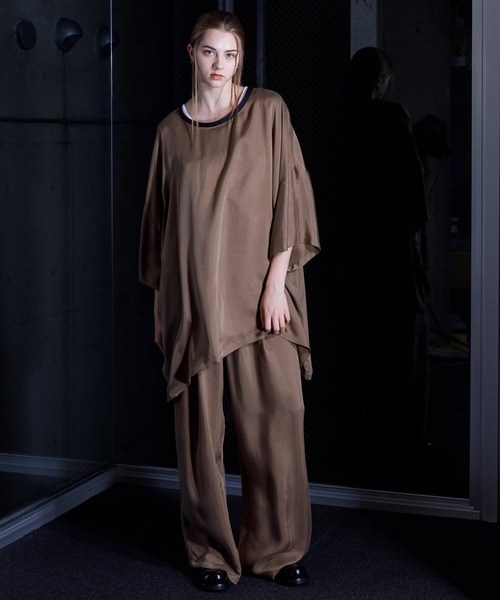VOAAOV パンツ 「VOAAOV」Cupro Twill Relax Wide Pants メンズ