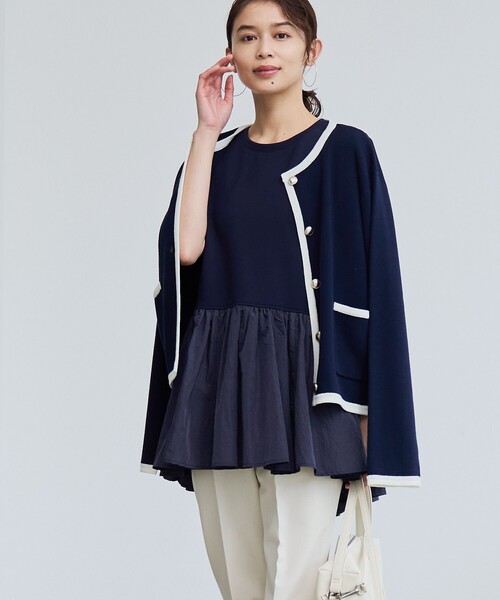 coen（コーエン） カーディガン 「RONEL」金釦ニットカーディガン