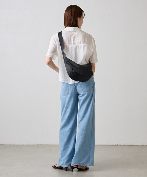 russet ショルダーバッグ バッグ 「撥水加工」ナイロンラウンド