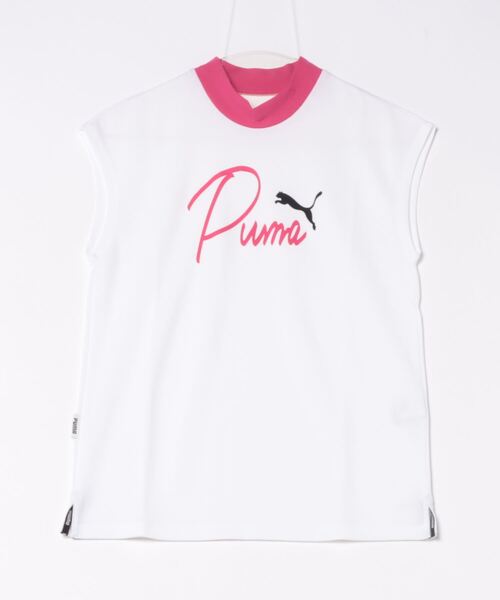 PUMA レディース ゴルフシャツ M ピンク 美品】プーマ レディース ポロシャツ ゴルフ ピンク 半袖 M