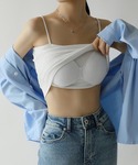 ブラトップ カップ付き キャミソール 楽キャミ...の詳細画像3