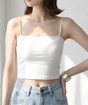 ブラトップ カップ付き キャミソール 楽キャミ...の詳細画像5