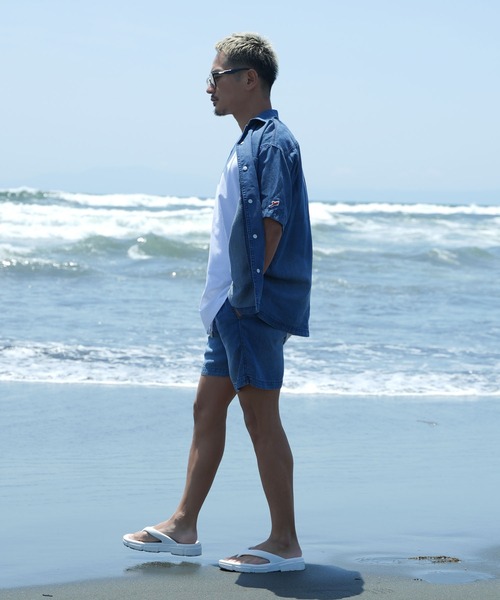 SUNS by #Re:room ジーンズ インディゴショーツ メンズ