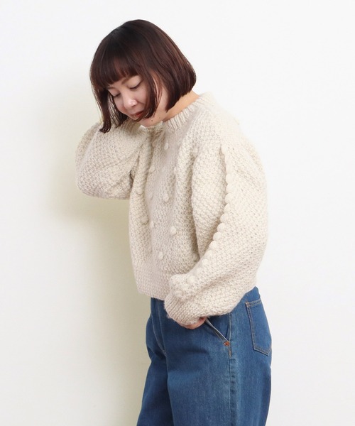 Dot&Stripes CHILD WOMAN ネパールHANDニットPO Dot&Stripes CHILD WOMAN ネパールHANDニットPO