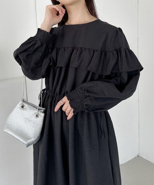 CLEA ワンピース ボリュームフリルワンピース : ZOZOTOWN Yahoo!店