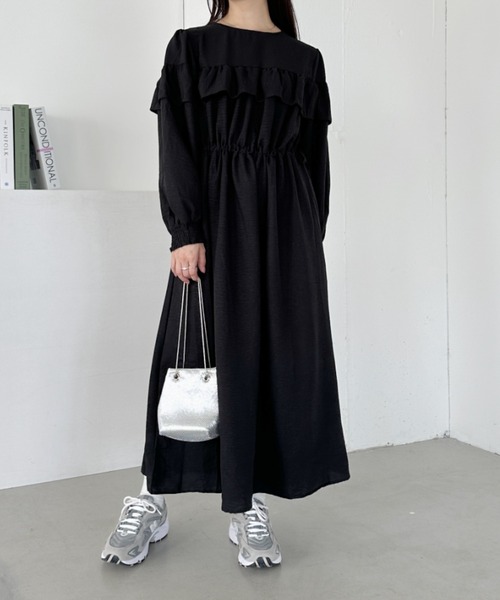 CLEA ワンピース ボリュームフリルワンピース : ZOZOTOWN Yahoo!店 CLEA ワンピース ボリュームフリルワンピース : ZOZOTOWN Yahoo!店