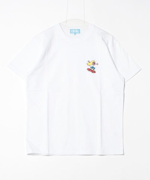 ムラサキスポーツ tシャツ TREAL/トゥリール ワンポイント刺繍