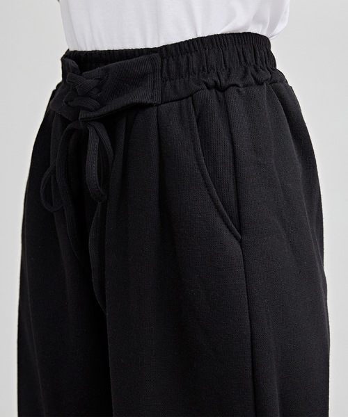 Lace Ladies スウェットパンツ ジャージ レースアップベルト付き