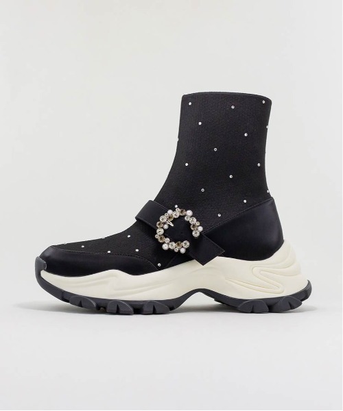 SALE】2WAYビジューニットスニーカーRANDA公式サイト