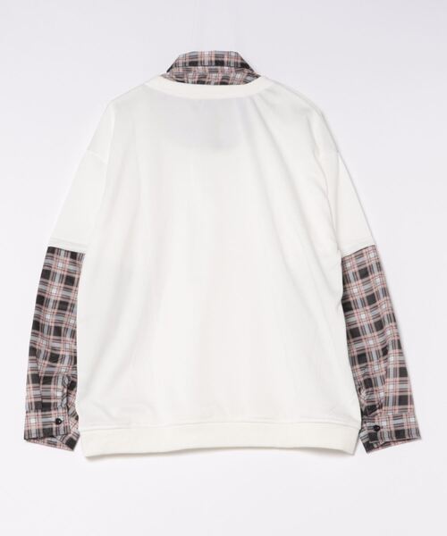 NO WAY シャツ 「Bl」 「IZU」 フェイクレイヤードシャツ メンズ