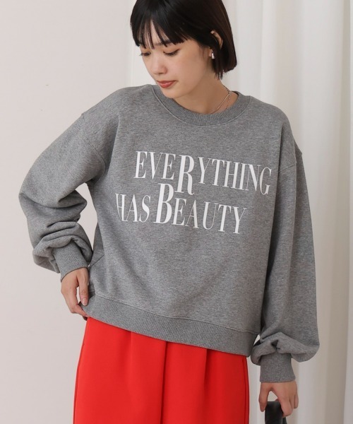 【コメントでお値引♪】BUPBERRY スウェット トレーナー ロゴ入り BACKハートロゴスウェットチュニック／B｜INGNI(イング) 公式
