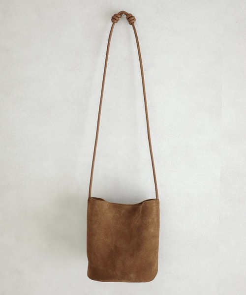 meilmada ショルダーバッグ バッグ 「牛革」スエード2way