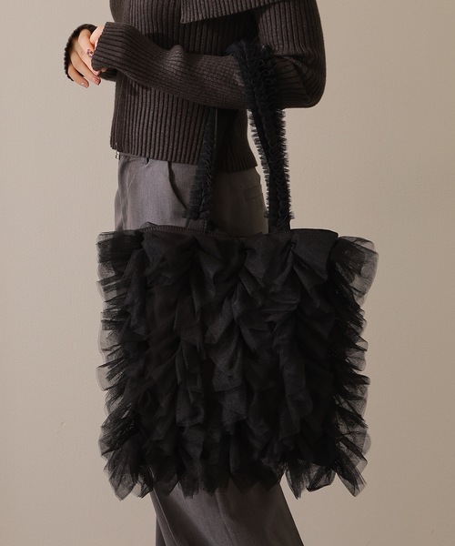 Lace Ladies（レースレディース） トートバッグ チュール フリル