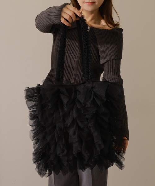 Lace Ladies（レースレディース） トートバッグ チュール フリル