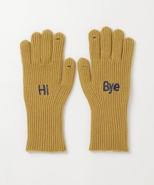 手袋 ロゴ刺繍グローブ手袋/スマホ対応/新色追加 レディース