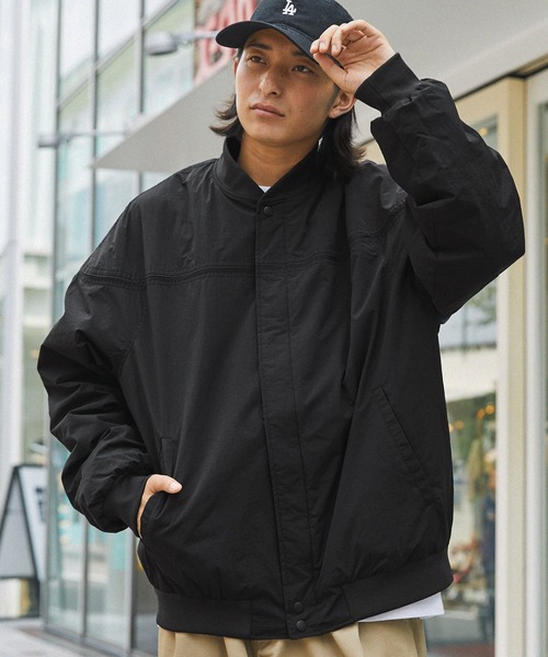 【新品・未使用】COOR クアージップアップブルゾン ブラック Mサイズ MONO-MART（モノマート） ジップアップブルゾン M ブラック メンズ