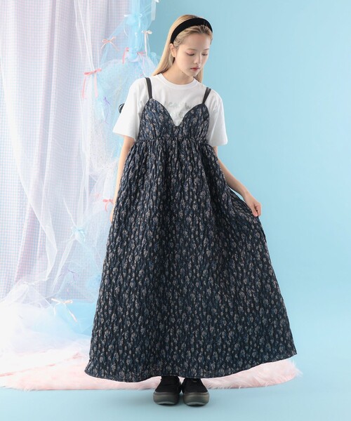 CAROLINA GLASER（カロリナ グレイサー） ワンピース ラメ バック