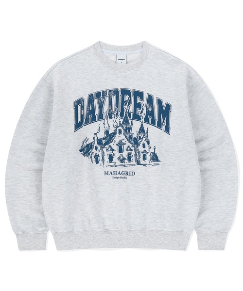 トレーナー スウェット 「mahagrid/マハグリッド」 DAYDREAM SWEATSHIRT/デイ ドリーム スウェットシャツ レディース メン