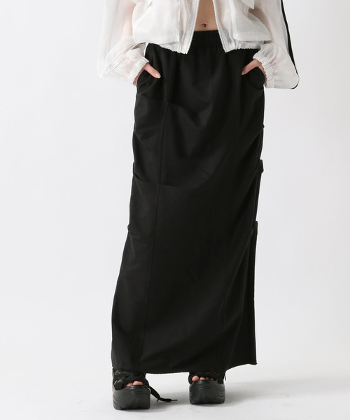 FOREVER21 スカート 「2025SS」裏毛デザインタックロング
