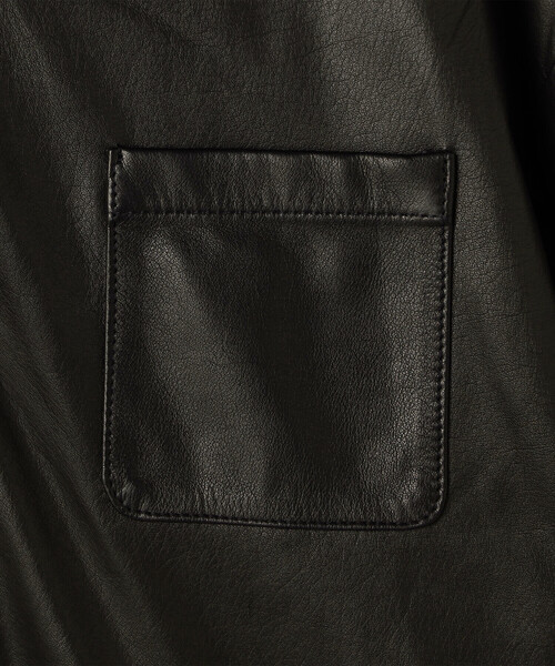 Bshop ブラウス シャツ Sisii | 「別注」レザーシャツジャケット