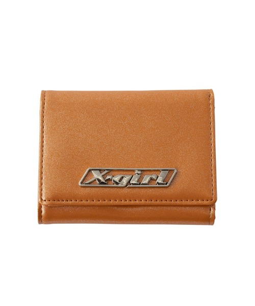 X-girl 財布 LOGO PLATE MINI WALLET レディース : ZOZOTOWN